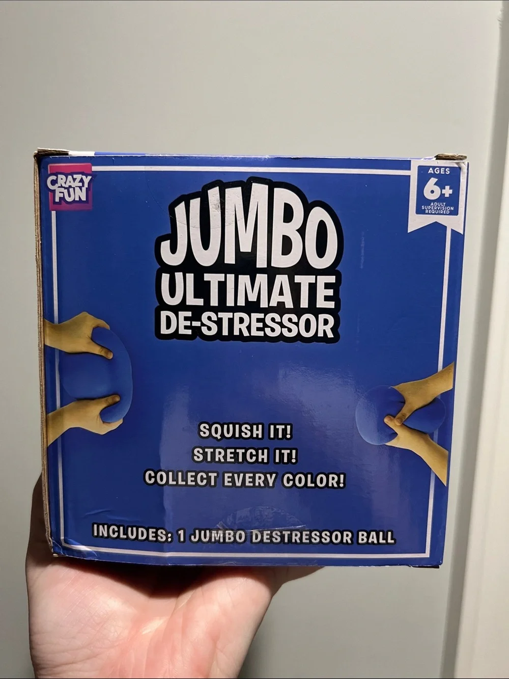 Jumbo Ultimate De-Stressor - Blue